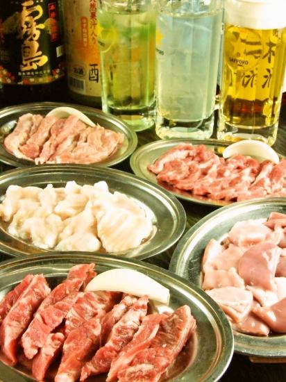 Very popular ★ All-you-can-eat and drink yakiniku ☆ Open until 5 o'clock the next day !!