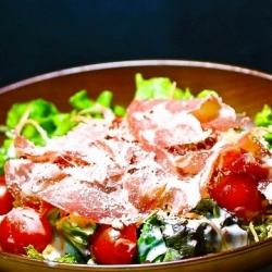 raw ham italian salad