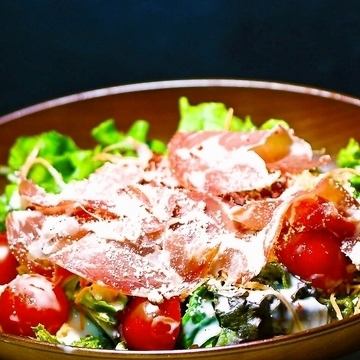 raw ham italian salad