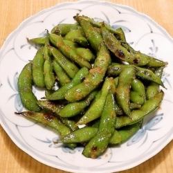 Garlic edamame