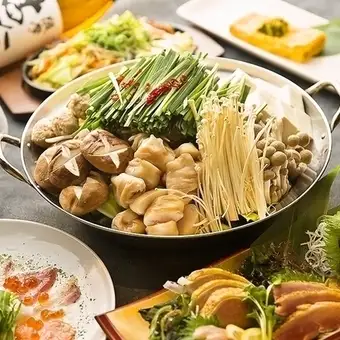 Upgraded [Sora Course with Motsunabe (offal hot pot)] Coupon price 6000 yen → 5500 yen (tax included) ★Kawanishi★Private room★Company banquet