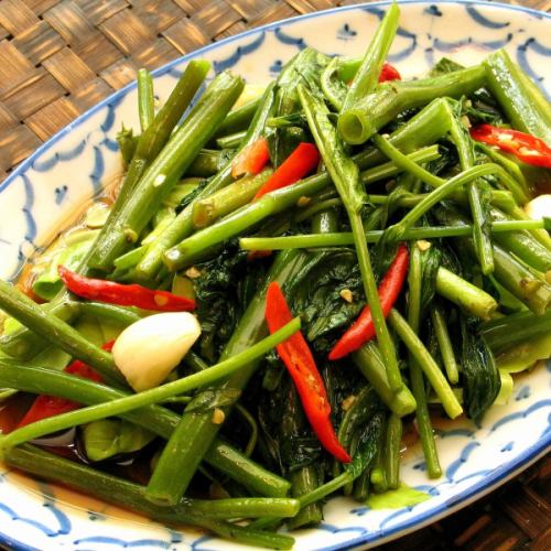 Stir-fried air spinach