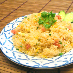 Thai fermented sausage fried rice “Khao Pat Naem”