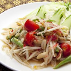 green papaya salad