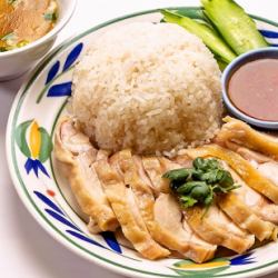 Thai chicken rice "Khao Man Gai"