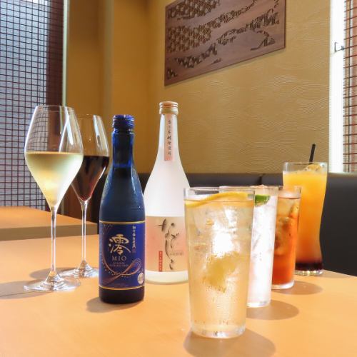 ◎A wide variety of carefully selected alcoholic beverages