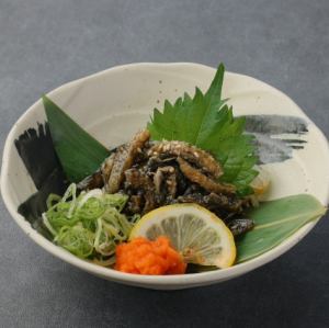 炭焼き鶏皮ポン酢