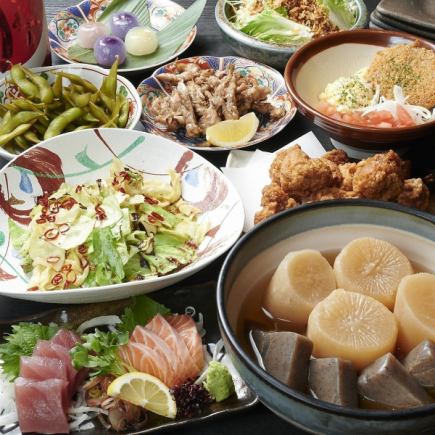 【断然お得！】生付き宴コース4000円(税込)