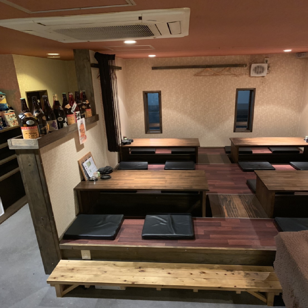 Private parking space is available for up to 30 people.Please use it for various banquet seasons.♪ with friends and an open atmosphere ♪ It is possible to correspond to the banquet of a large number such as company drinking party and alumni association.Others, please feel free to contact us regarding budget and number of people! 【Kurashiki station / Sasaki / Creative Japanese / Banquet / Second party meeting / Girls' s party / All you can drink / Wagyu / Private room / digging tatami / private room / Japanese modern】