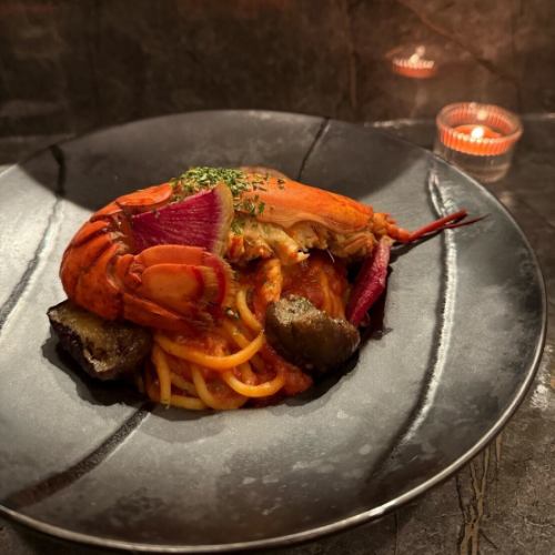 オマール海老の生パスタorリゾット