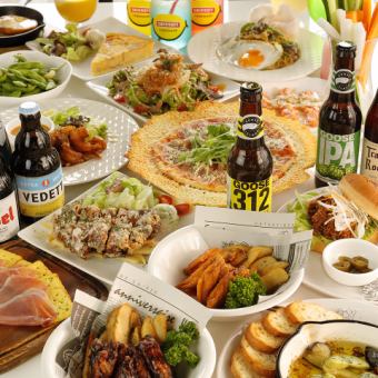 Unlimited time every day! All-you-can-eat♪ All-you-can-drink♪General course (3,520 yen including tax for women) (4,070 yen including tax for men)