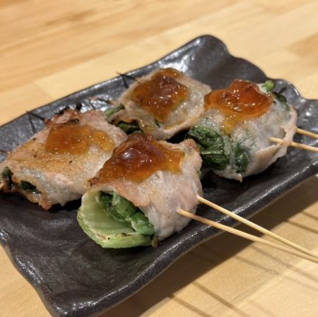 シャキシャキ【豚巻きレタスのポン酢ジュレソース】