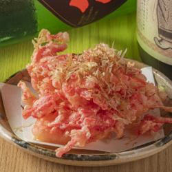 イカと紅生姜のかき揚げ