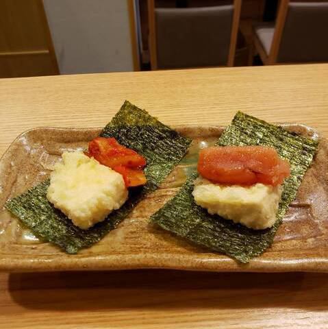 カマンベールチーズ天のり巻き　キムチ＆明太子