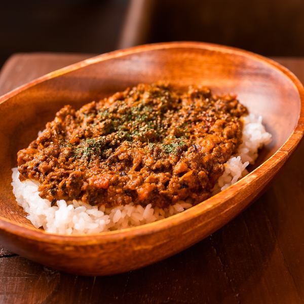 ジビエ料理初心者の方にぴったりのメニューです！【鹿肉のキーマカレー（ランチ）】