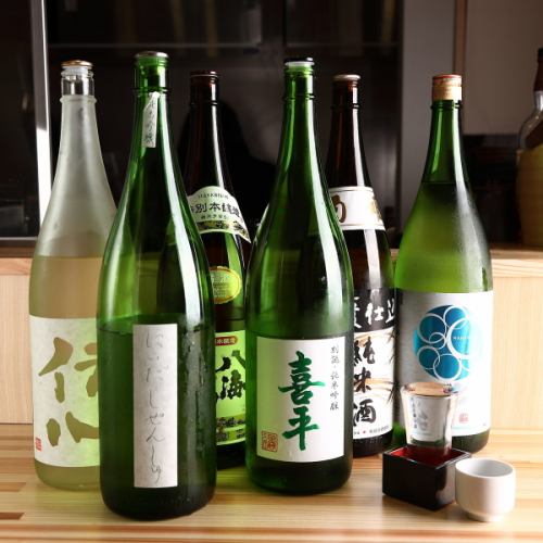 【種類豊富なお酒を提供】