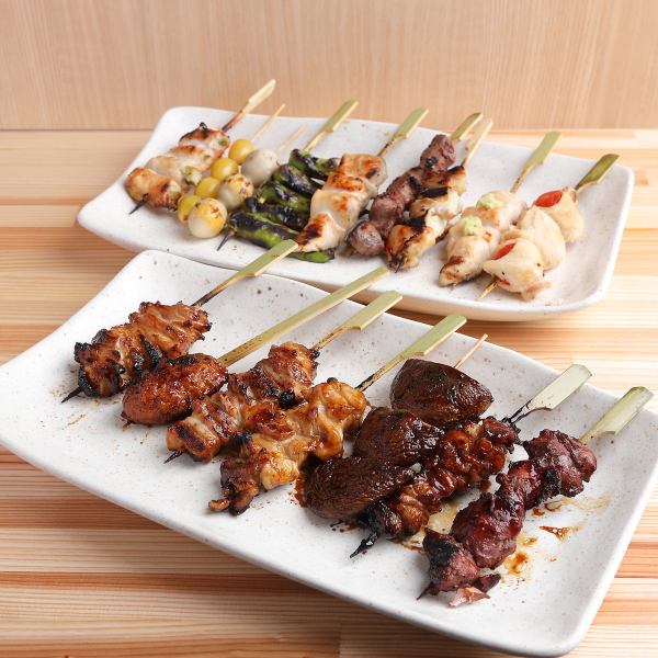 【お好みに合わせて◎】こだわり串、変わり串、野菜串など多彩な串をご提供！
