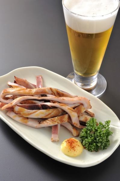 Fisherman-style grilled squid