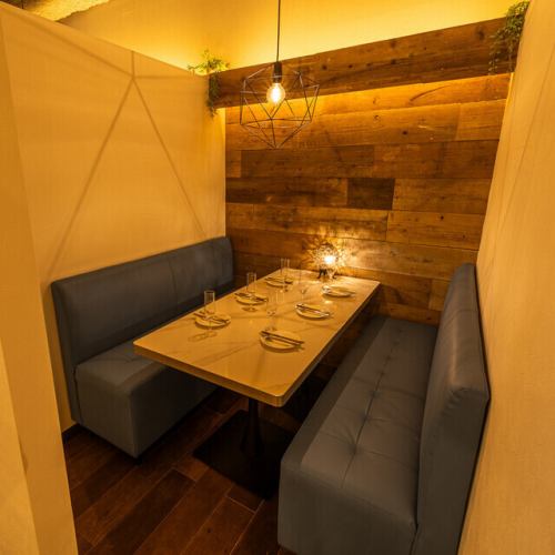 おしゃれな個室席完備★