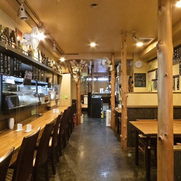 Our shop can also be reserved.It can accommodate from 25 people to a maximum of 42 people ♪ There are counters, digging kotatsu, and tables for seat types !! A 5-minute walk from Kawaguchi Station, you can enjoy a meal in a traditional calm atmosphere with your friends. Please enjoy!