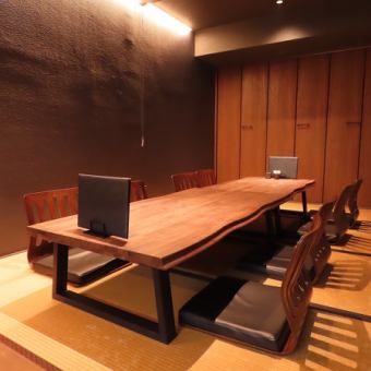 お座敷8名様×1【畳小上がりお座敷席】お席を繋げれば6~10名様もご案内できます。