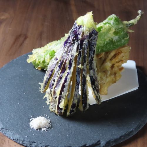 旬の天ぷら盛り合わせ