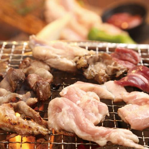 [Rutsu's two major specialties!] Our specialty chicken shichirin grilled 980 yen * It is a charge of 5 kinds