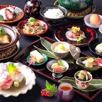 【夜の部】京野菜と鮮魚、お肉まで愉しめる 雅美コース 14,000円 (税込)