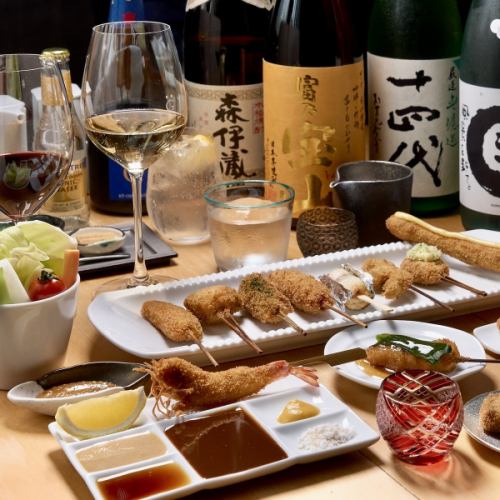 老舗の技、極上の串カツ