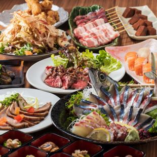 <<Hot pot included>> Takenoya Hakata Ekimae store recommended banquet course 5500 yen [2 hours all-you-can-drink included]