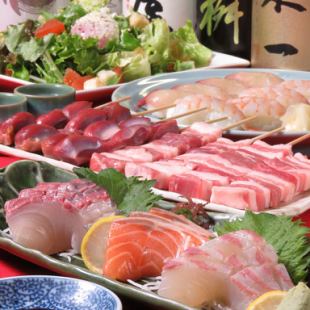 月~木曜日竹乃屋博多駅前店限定全7品飲放90分付◆3980円!!
