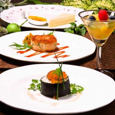 (From January 2024) [Main: Fish dish] Chef's choice lunch 4-dish course 3,200 yen (tax included)