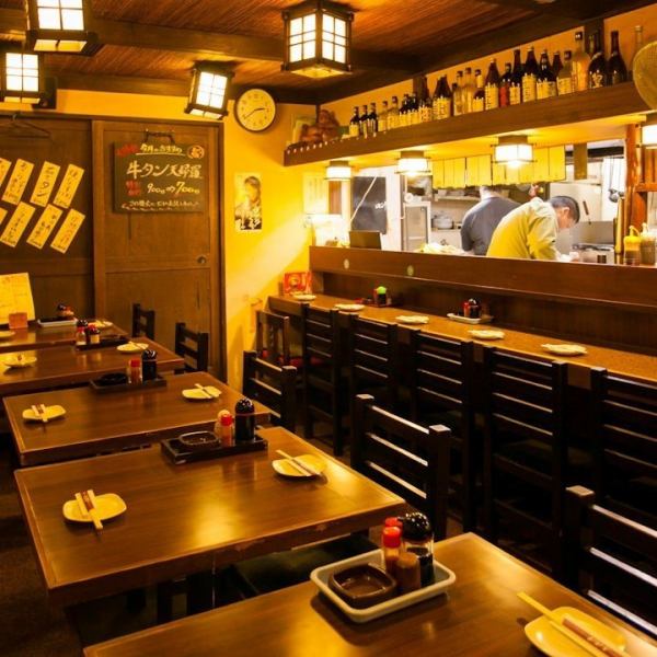 There are table seats and counter seats as well! The restaurant has an unpretentious atmosphere and is comfortable! It's perfect for a casual drinking party with friends★