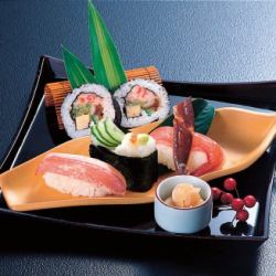 蟹肉壽司拼盤