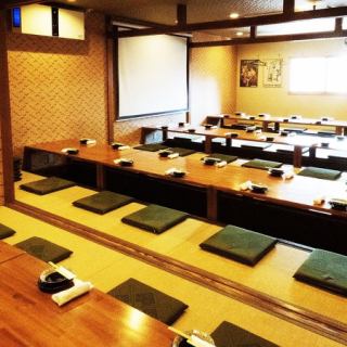 【掘りごたつ個室】PTAの集まりや同窓会などにも嬉しい掘りごたつ個室。