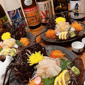 【年末/新年派對套餐】3種刺身,8道菜(含西冷牛排),120分鐘暢飲,僅需7000日元 *可提供最多140人的私人包間宴會