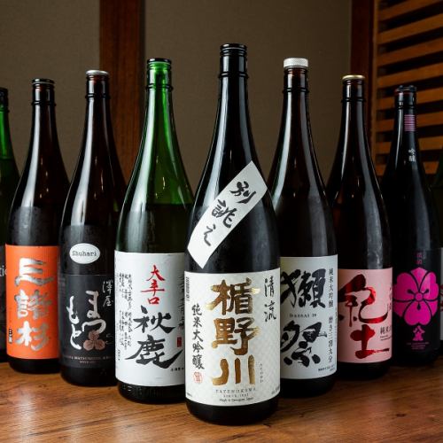 日本酒・地酒を気軽な価格で楽しめる！１杯495円～