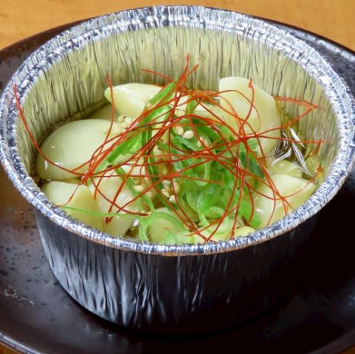 Garlic baked in foil
