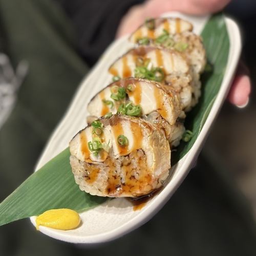 焼きサバ棒寿司