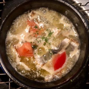 鱧のアヒージョ