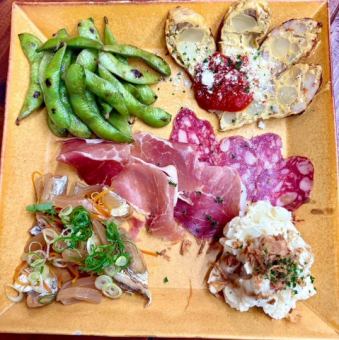 【スペイン料理の前菜】☆お任せ前菜5種盛り合わせ