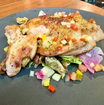 ☆地産地消！淡路鶏もも肉のグリル