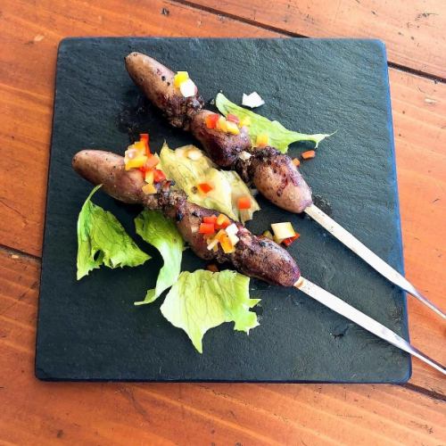 ☆鶏こころのブラジル風串焼き