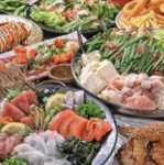 【4月～10月】【名物国産牛のもつ鍋付き大満足コース】お料理9品3,500円(税込)