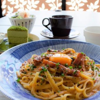 [Choose from the entire pasta menu ♪ (You can also choose dessert!) Great value Hiyori set]