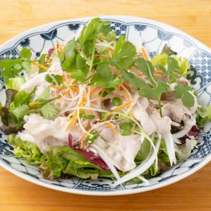 豚しゃぶの香り野菜サラダ(胡麻ドレッシング)