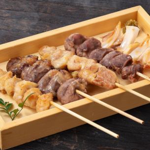 焼きとり  五本盛り［タレ 又は 塩］