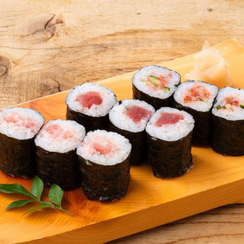 細巻き三種盛り