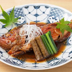 ゆめかさご 煮付け