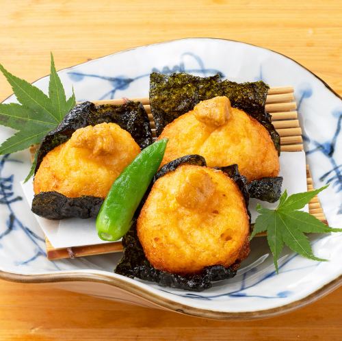 海膽山藥碎和炸海苔